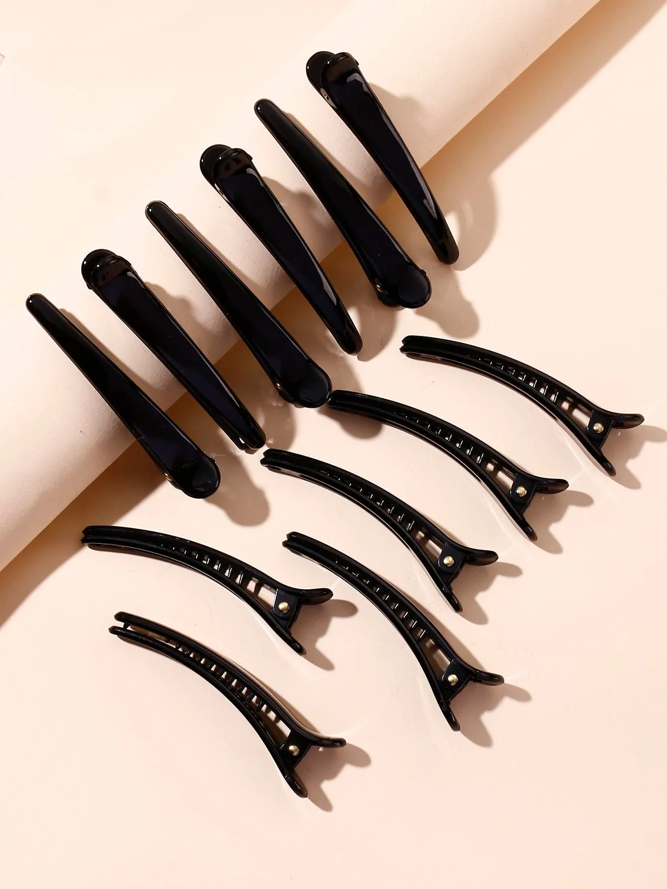 12pcs Women Simple Hair Clip for Hair Styling Easy to Use