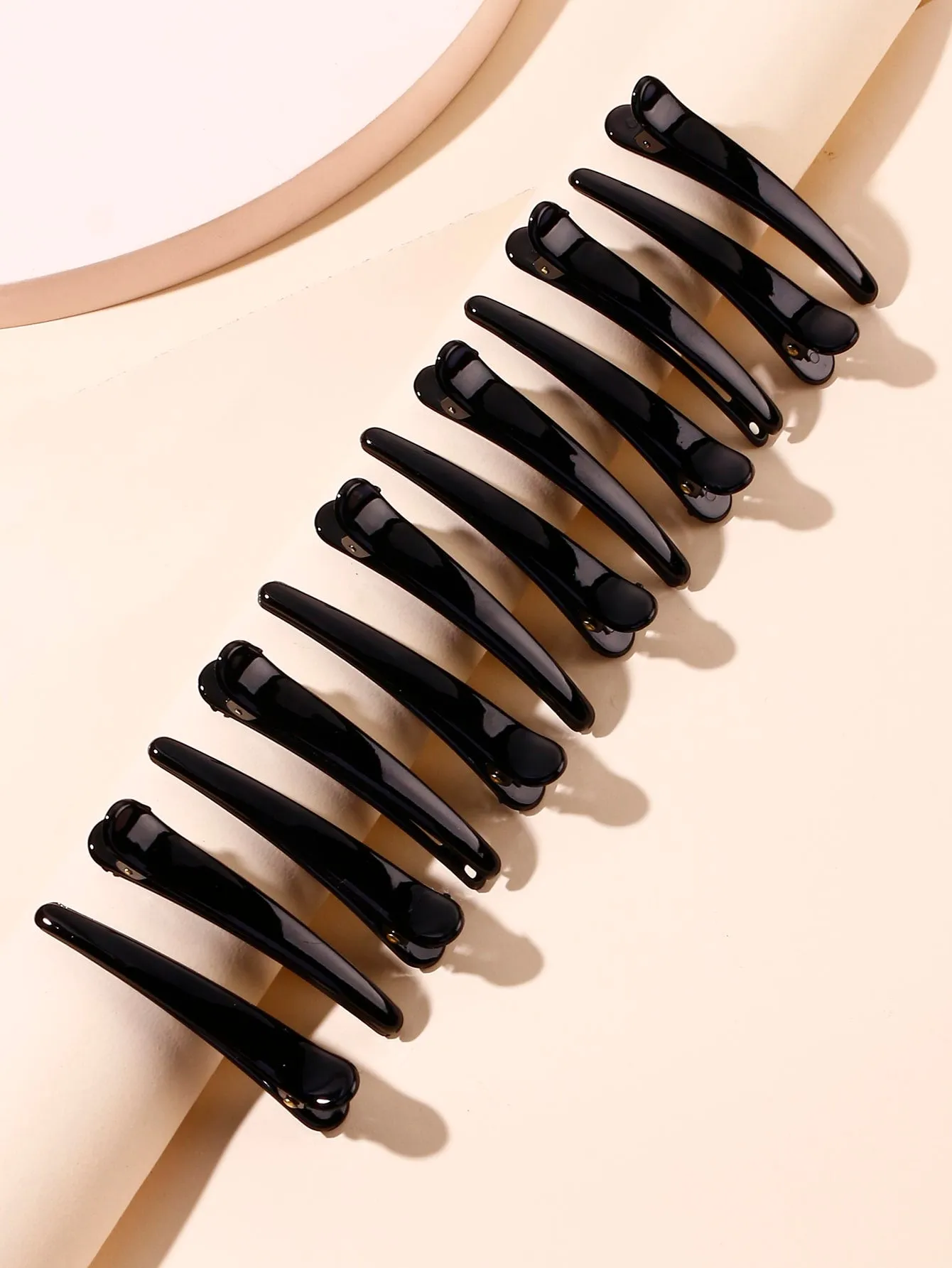 12pcs Women Simple Hair Clip for Hair Styling Easy to Use