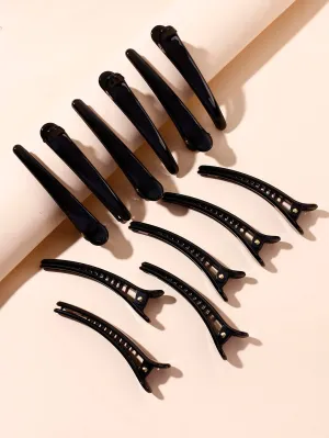 12pcs Women Simple Hair Clip for Hair Styling Easy to Use