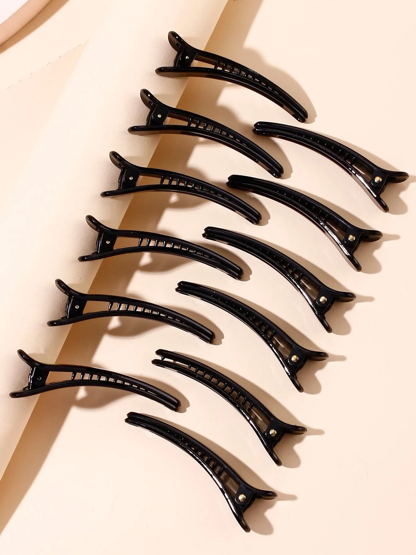12pcs Women Simple Hair Clip for Hair Styling Easy to Use