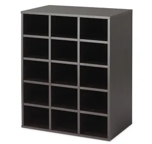 15-Section Espresso Organizer - Local Upper East Side Delivery Only