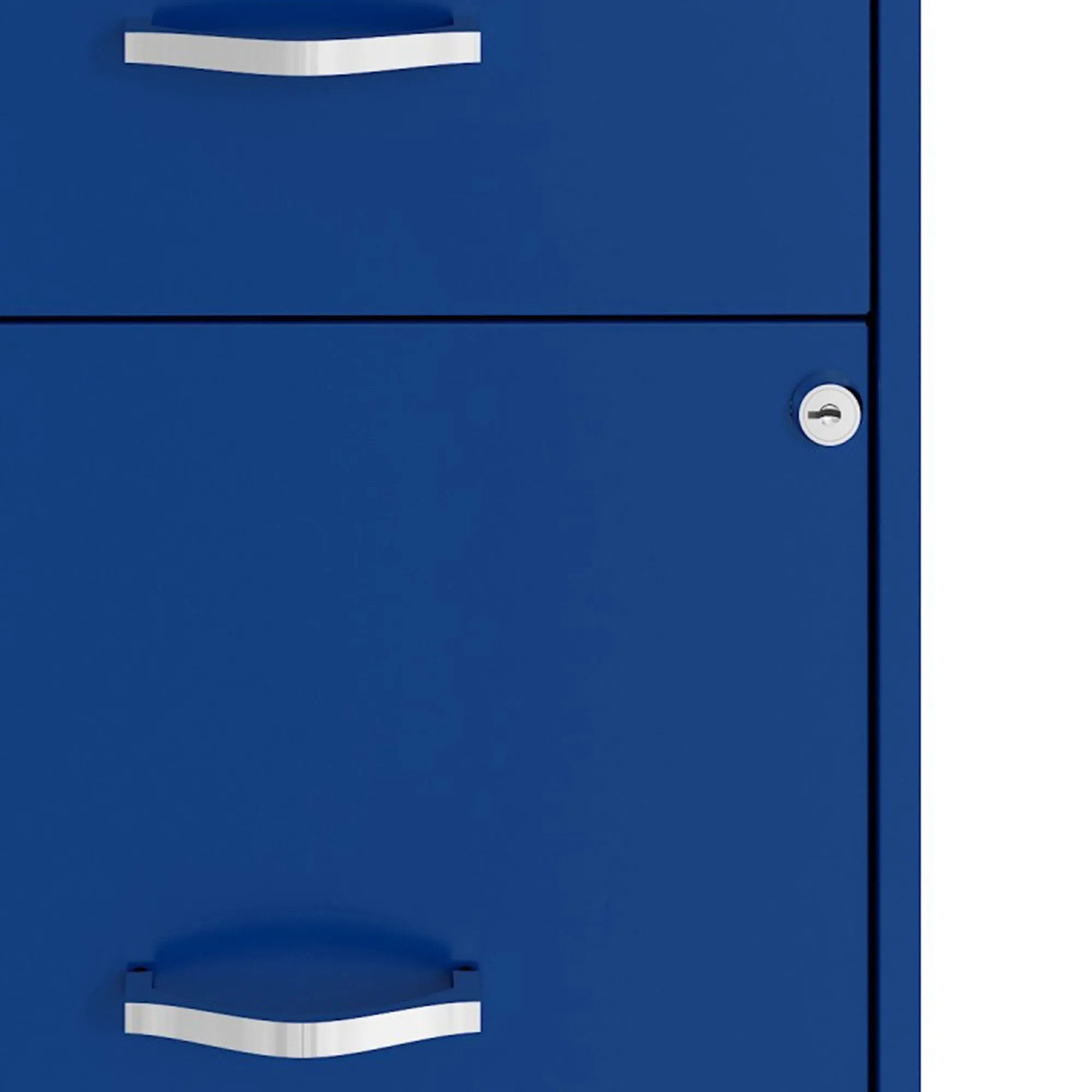 18 Inch Wide 2 Drawer Mobile Organizer Cabinet for Office, (Open Box)