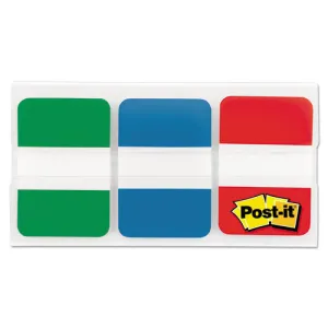 1" Tabs, 1-5-cut Tabs, Assorted Primary Colors, 1" Wide, 66-pack
