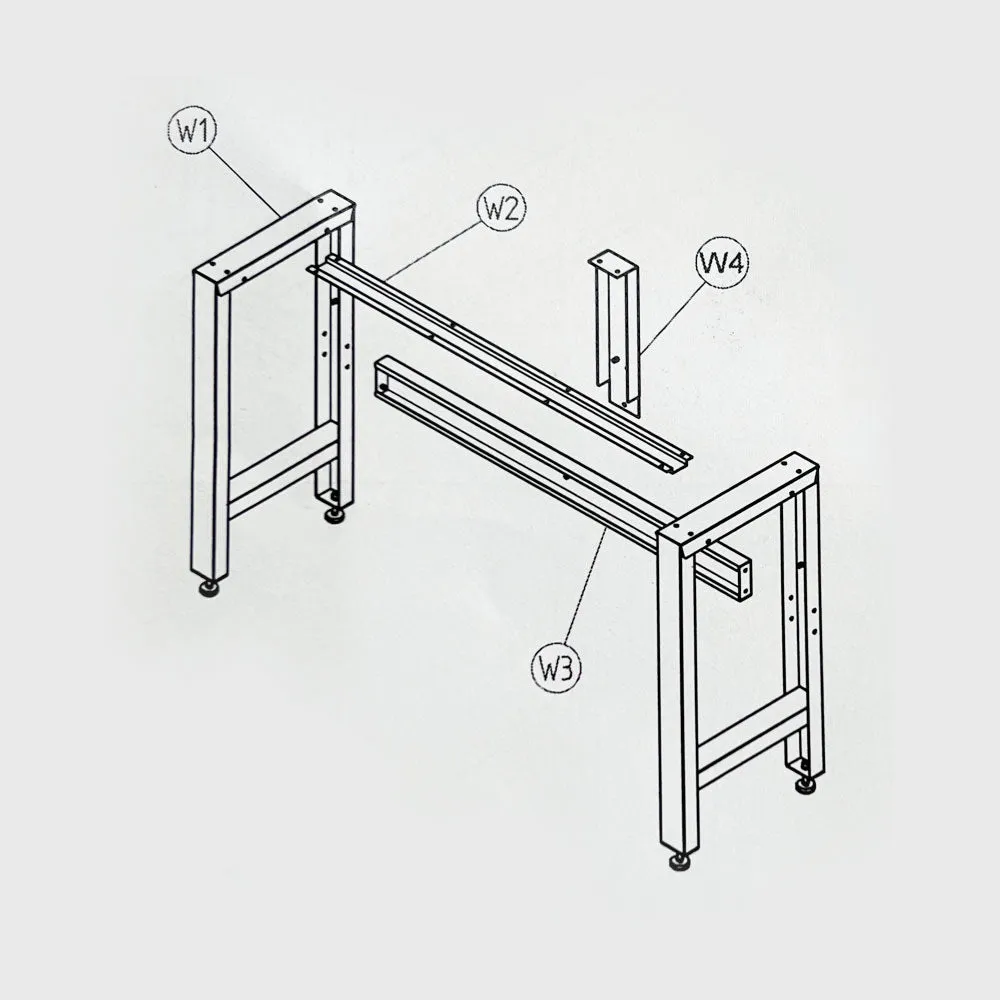 2M Hobby Workbench, Drawers, Pegboard and Overhead Cabinet Set / GT-HOBBY