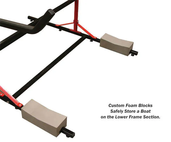 3-Boat Freestanding Kayak Storage | Wheels Optional