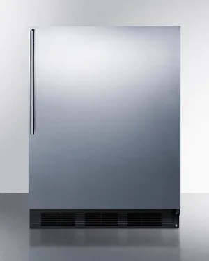 Accucold 24" Wide All-Refrigerator with Thin Handle - FF7BKSSHV