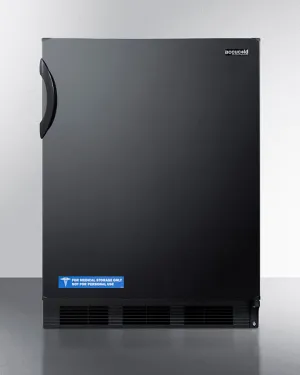 Accucold 24" Wide Built-In All-Refrigerator ADA Compliant - AL752BKBI