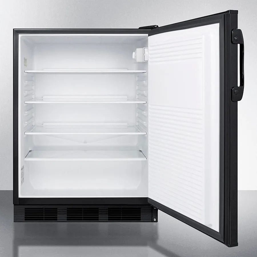 Accucold 24" Wide Built-In All-Refrigerator ADA Compliant - AL752BKBI