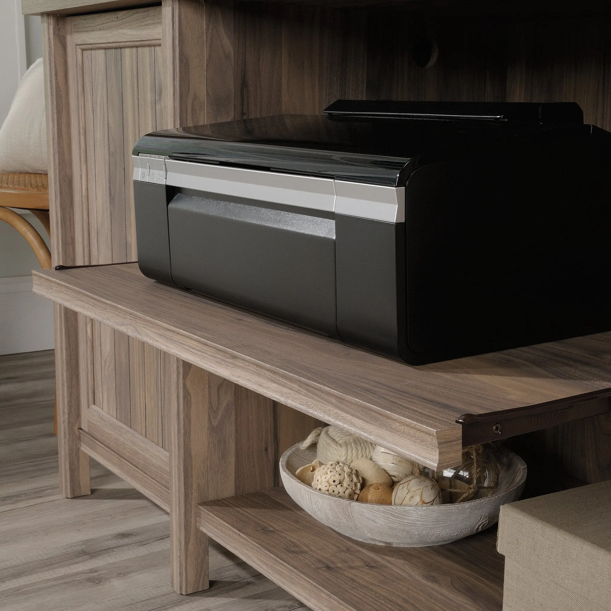 Alfena Commercial Grade Credenza - Washed Walnut