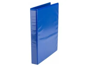 Alpha Presentation Binder 2 Rings A4 38mm Spine Blue (204-BL)