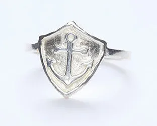 ANCHOR BADGE RING