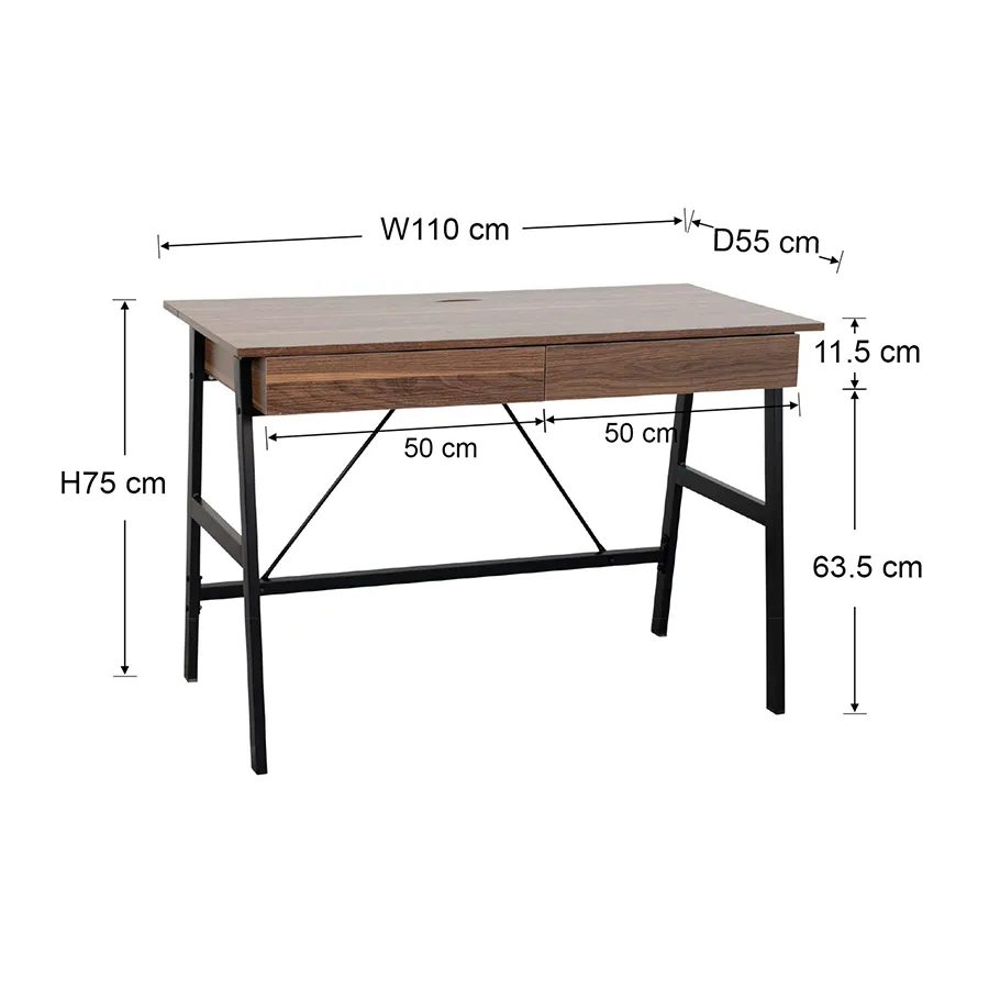 Archie 110 cm Writing Desk