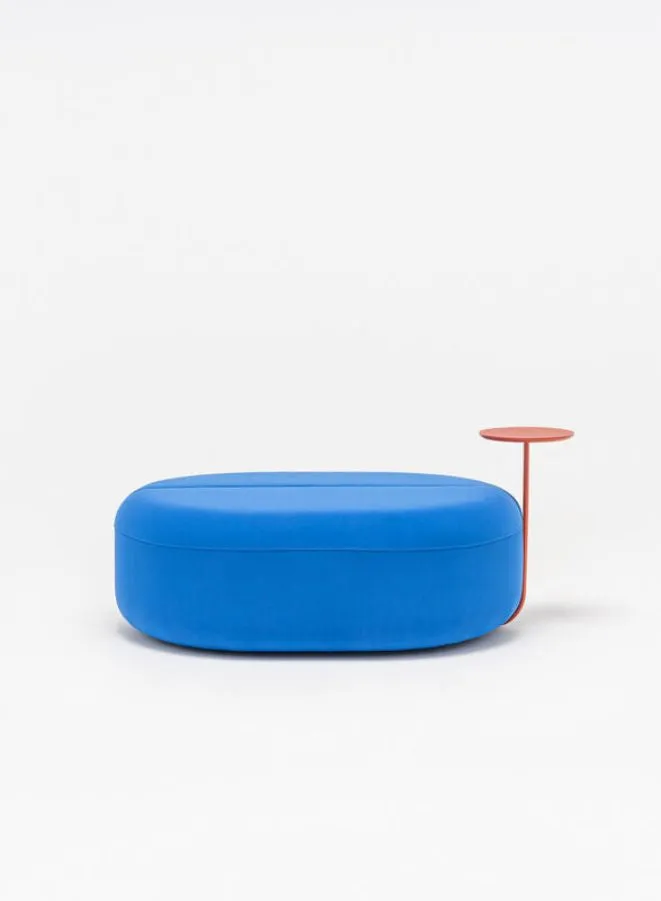 Artiko Fabric Office Oval Pouf (Customizable)