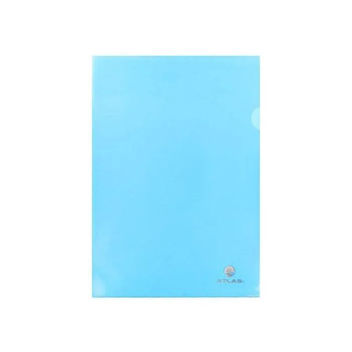 Atlas Clear Folder PP A4 Blue