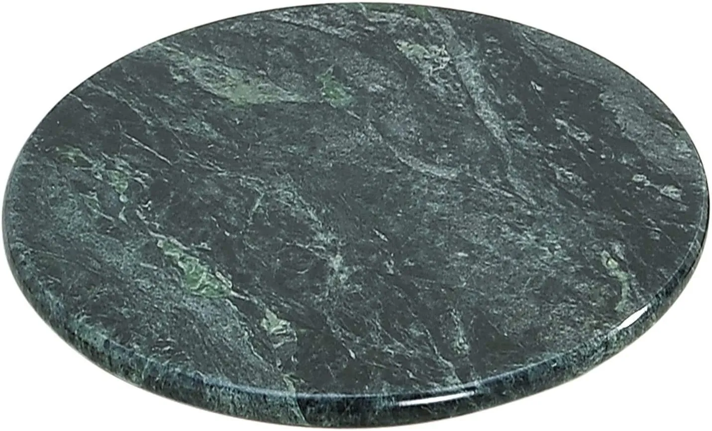 BALAJI Indian Green Marble Chakla | Rolling Pin Board | Roti Maker | Phulka Maker | Chapati Maker | Papad chakla for Home & Kitchen | Full Finished Marble Roti Maker Kitchen Utensil(9 Inch Diameter)