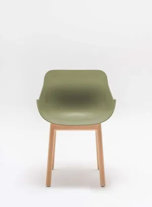 Baltic Basic Chair with Wooden Base (Customizable)