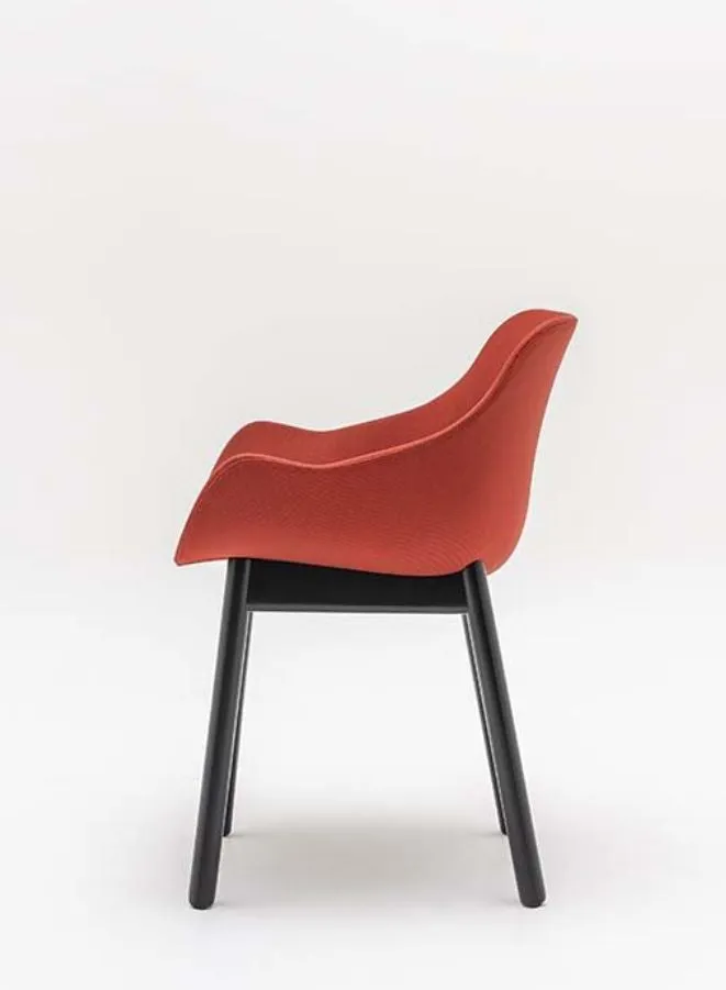 Baltic Classic Chair with Wooden Base and Upholstered Seat (Customizable)