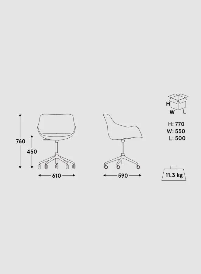 Baltic Remix Chair with Height Adjustment (Customizable)