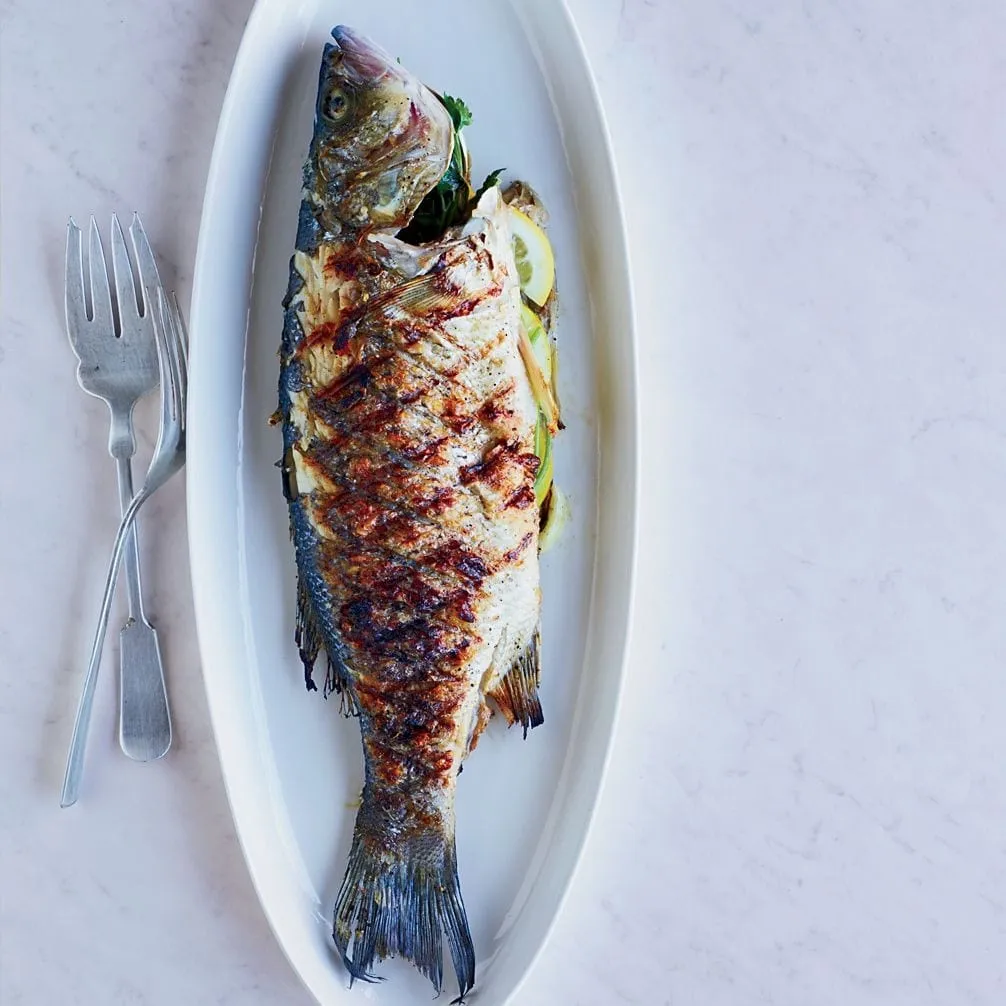 Barbeque Fish Grill With Wooden Handle