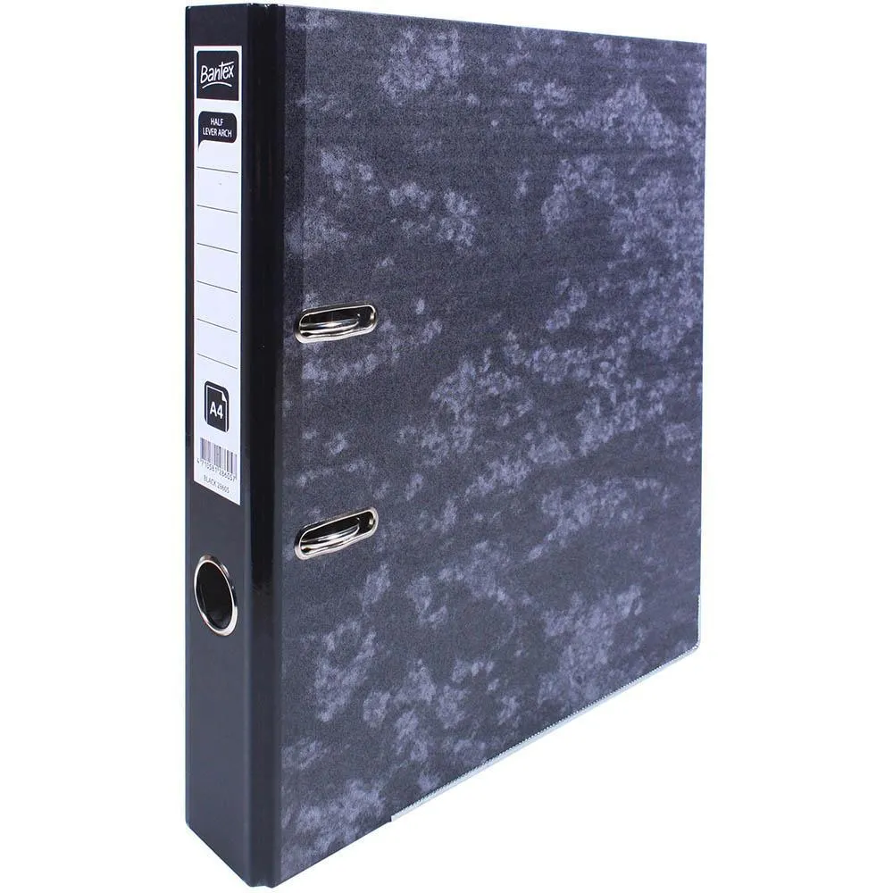 Beautone Half Lever Arch File 50Mm A4 Black