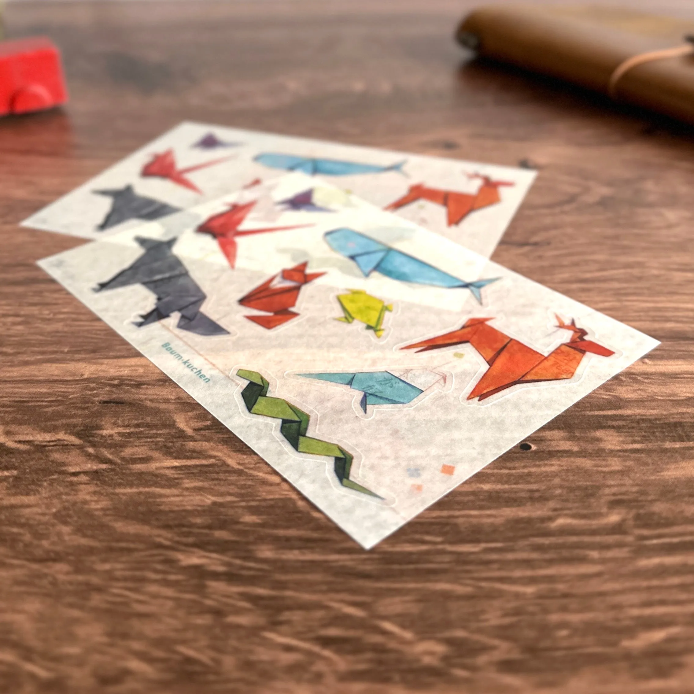 [BK Original Sticker] Origami Animals