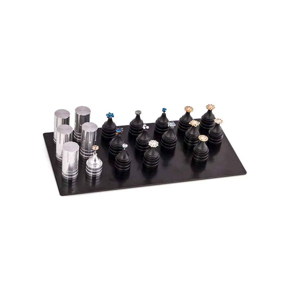 Black Metal Plate for Body Jewelry Display