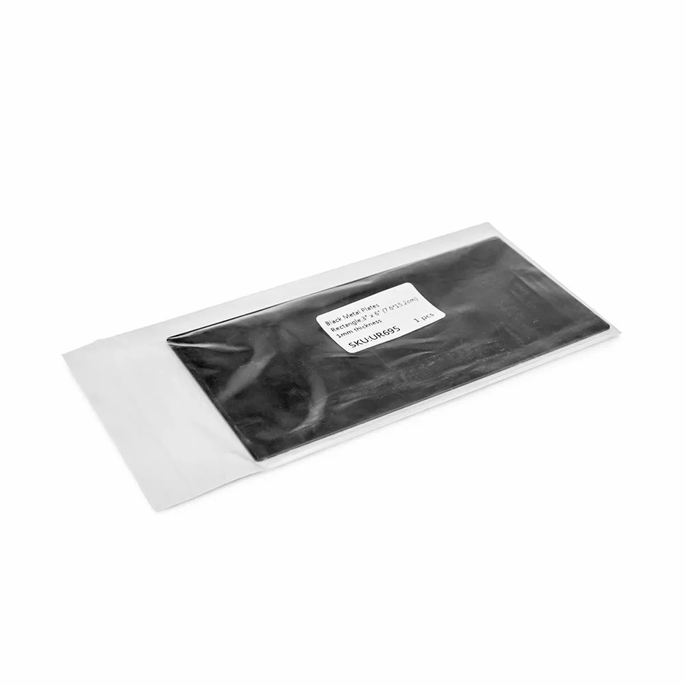 Black Metal Plate for Body Jewelry Display