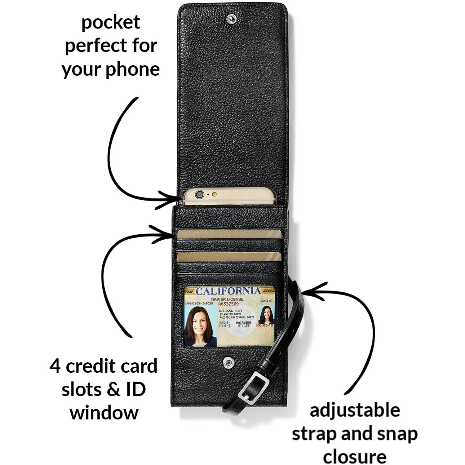 Brighton - Pretty Tough Red Rox Phone Organizer