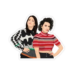 Broad City Ilana And Abbi Sticker