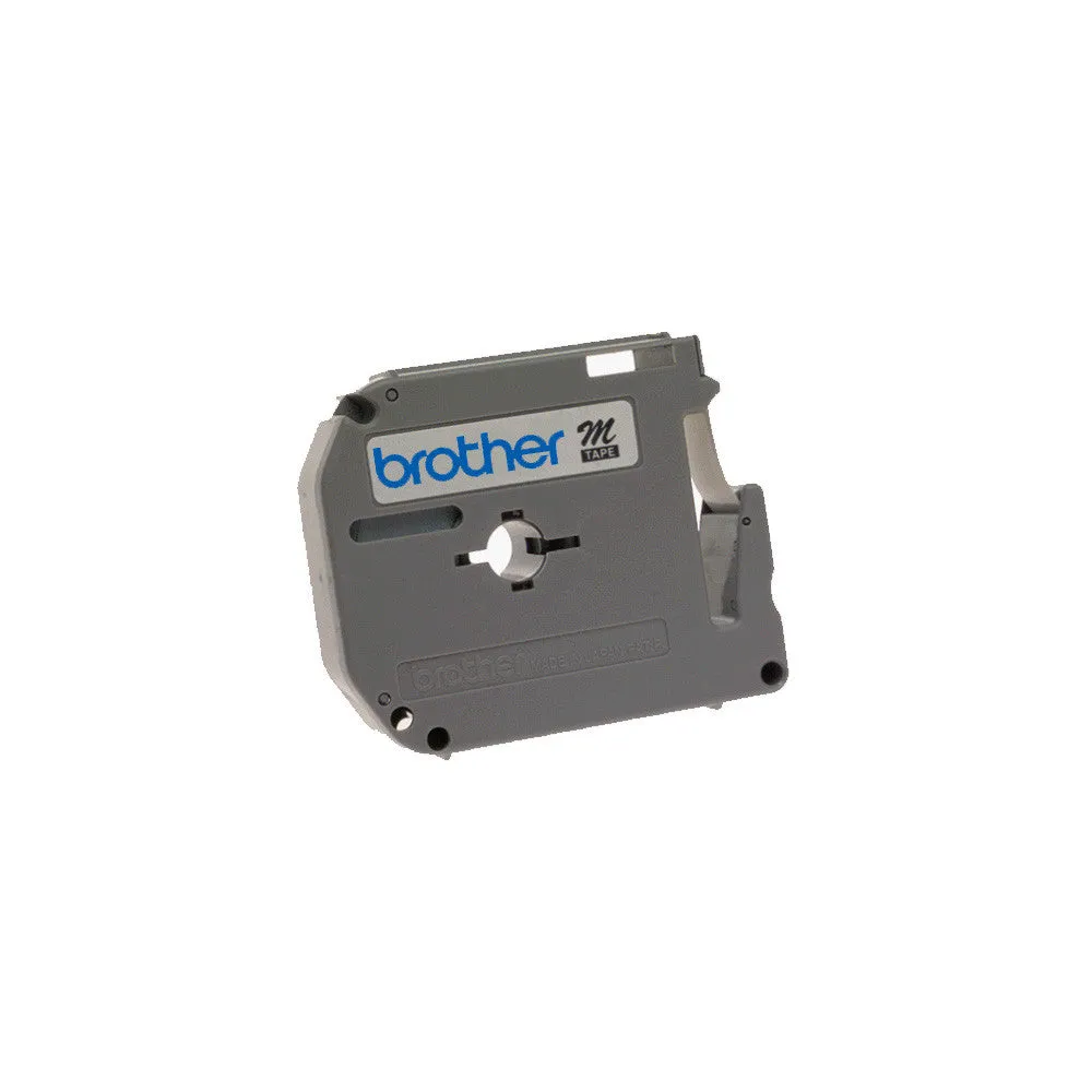 Brother 1/2" Blue on White Tape - MK233