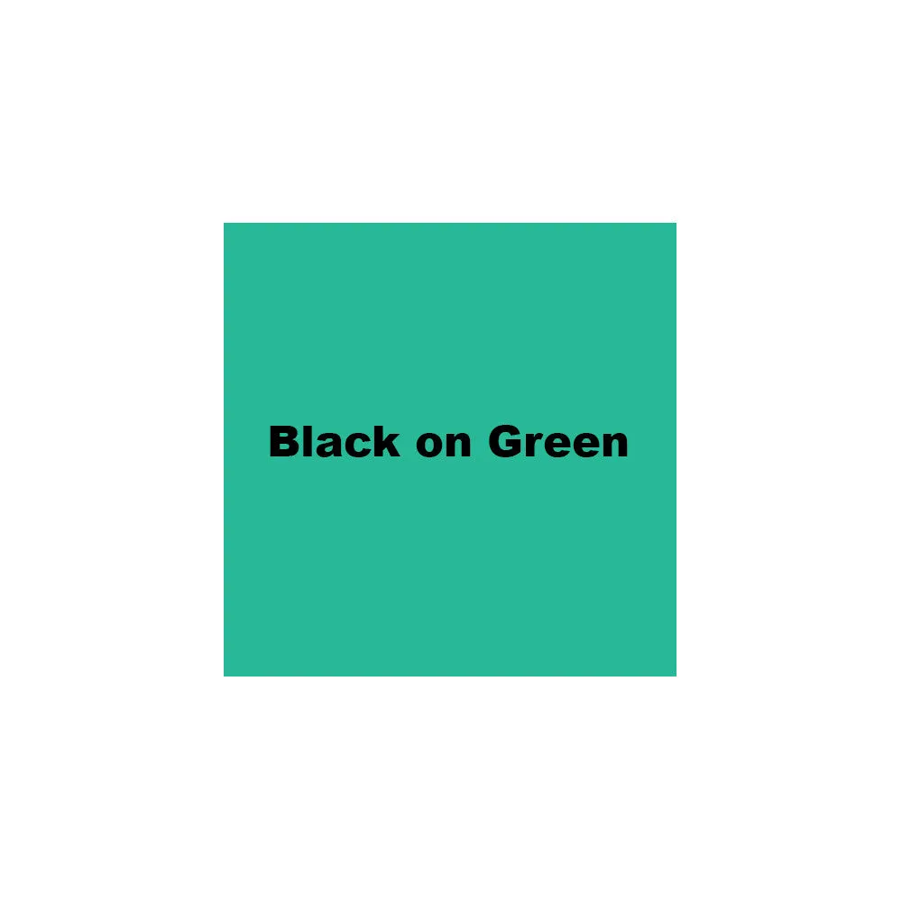 Brother 3/8" Black on Metallic Green Tape - M721