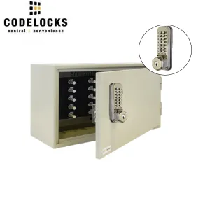 CodeLocks - Key Secure Extra Security Key Cabinet w/ CL255 - Mechanical Lock - Tubular Mortise Latch - Optional Cabinet Size