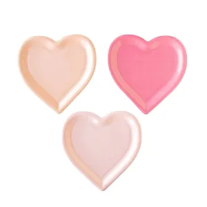 Customizable Heart Paper Plate Set