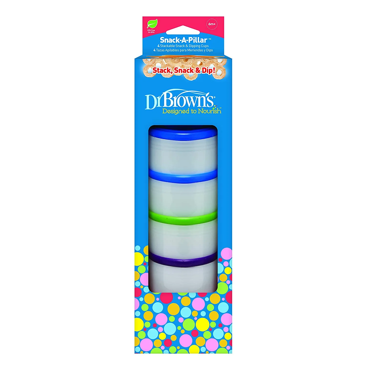 Dr. Brown's Snack-A-Pillar Snack & Dipping Cups