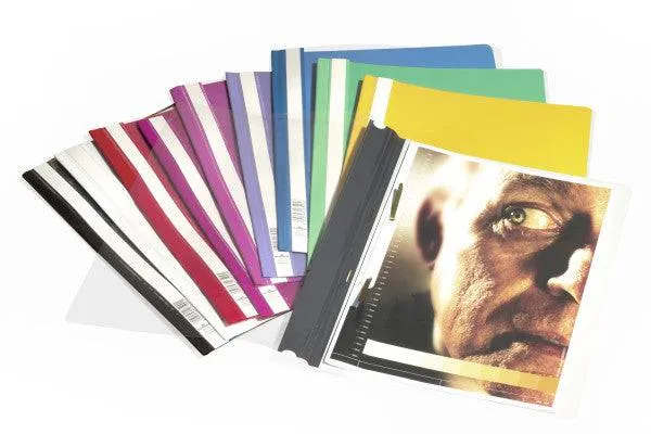 Durable 2570 Plastic File with metal clip - Green