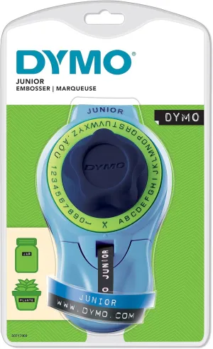 Dymo Junior Home Embossing Label Maker | 42 Character Wheel with Large Knob | No Batteries Required