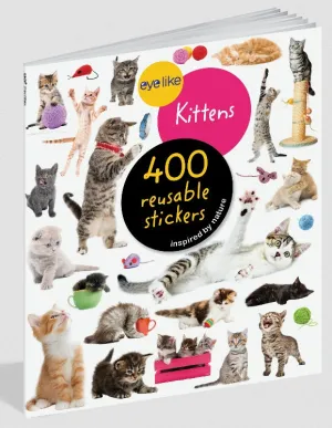 Eyelike Kittens Reusable Stickers