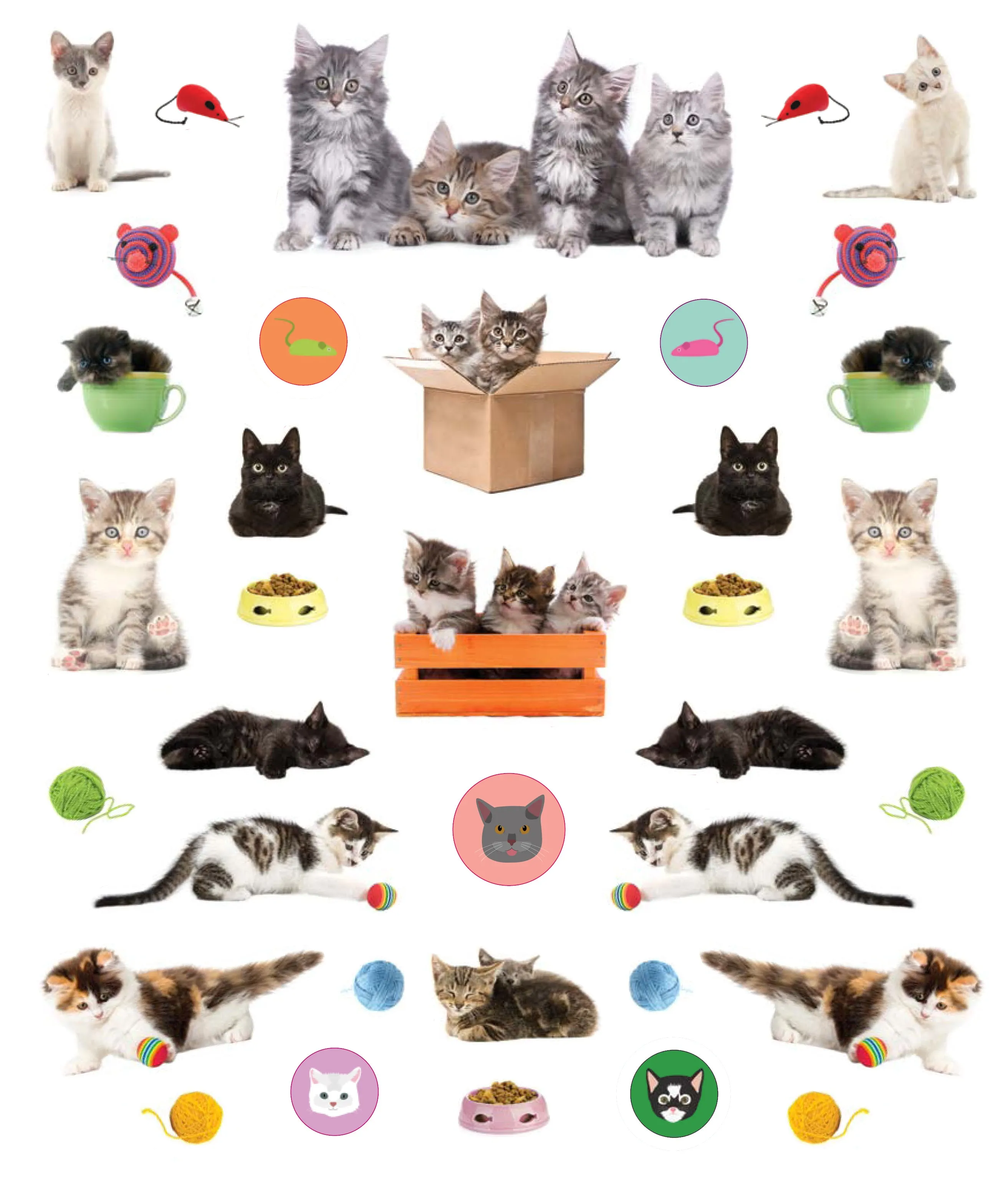 EyeLike Stickers: Kittens