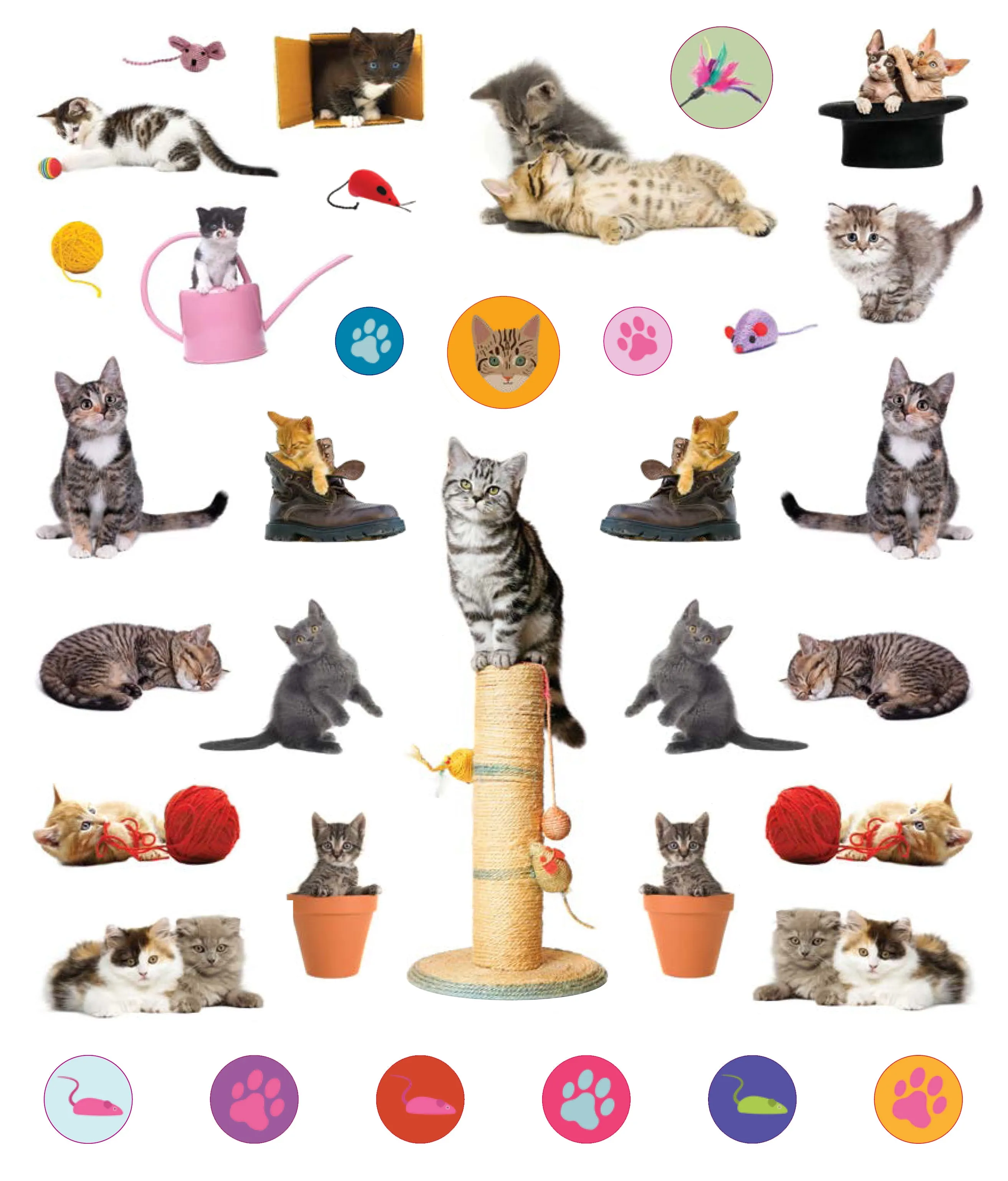 EyeLike Stickers: Kittens