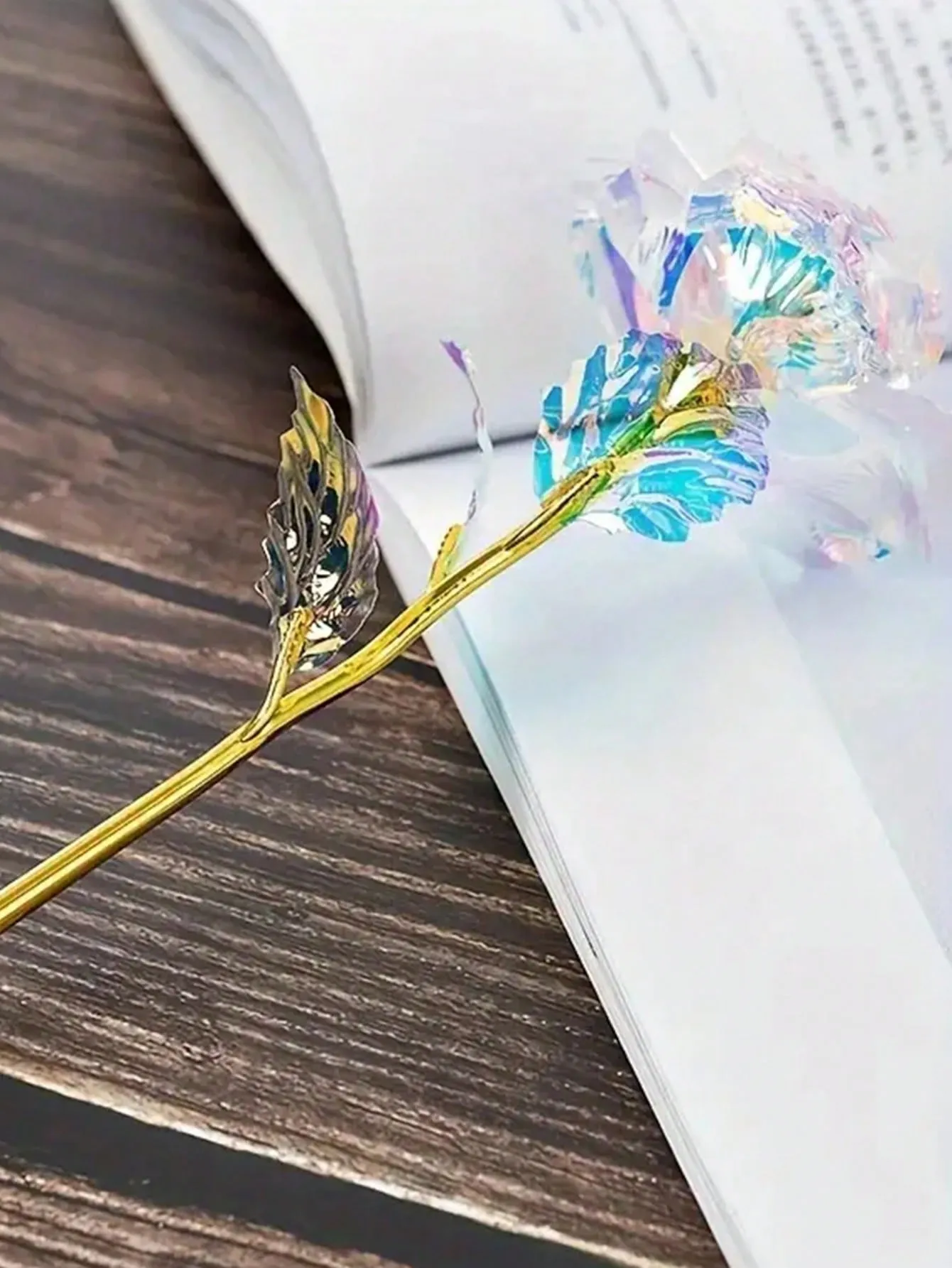 Faux anemone flower|Holographic Faux Flower