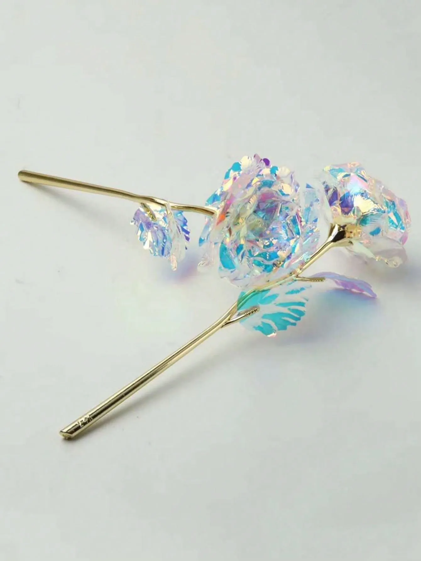 Faux anemone flower|Holographic Faux Flower