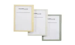 Foldermate A4 Polymaster 3 Subject Clear Holder Buff