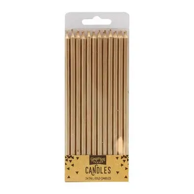 Gold Tall Candles
