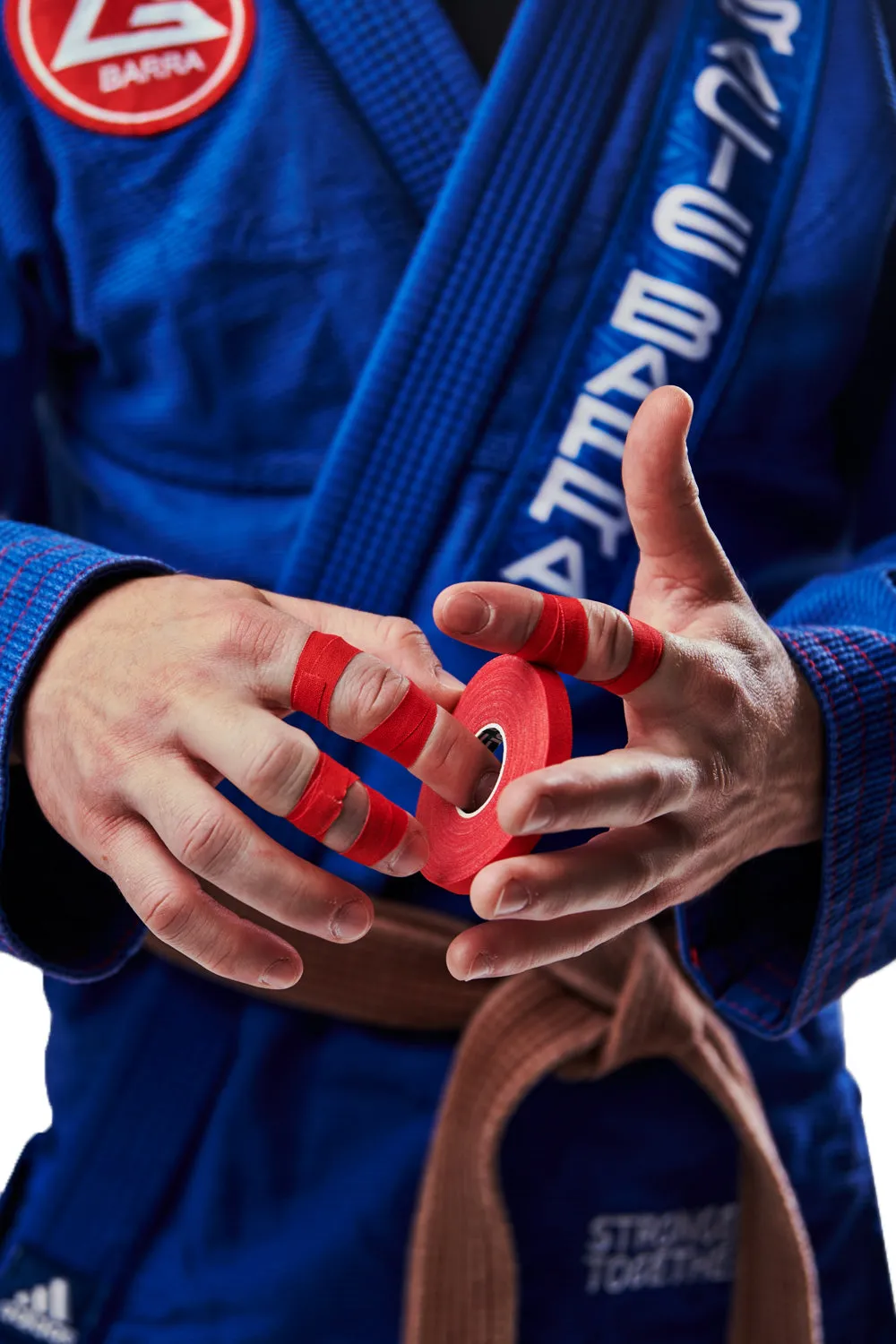 Gracie Barra Finger Tape Tin by Monkey Tape - Red