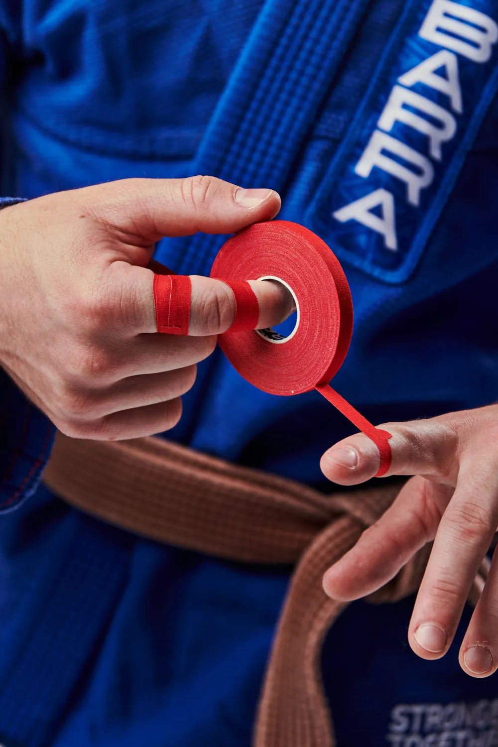 Gracie Barra Finger Tape Tin by Monkey Tape - Red