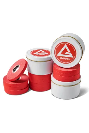 Gracie Barra Finger Tape Tin by Monkey Tape - Red