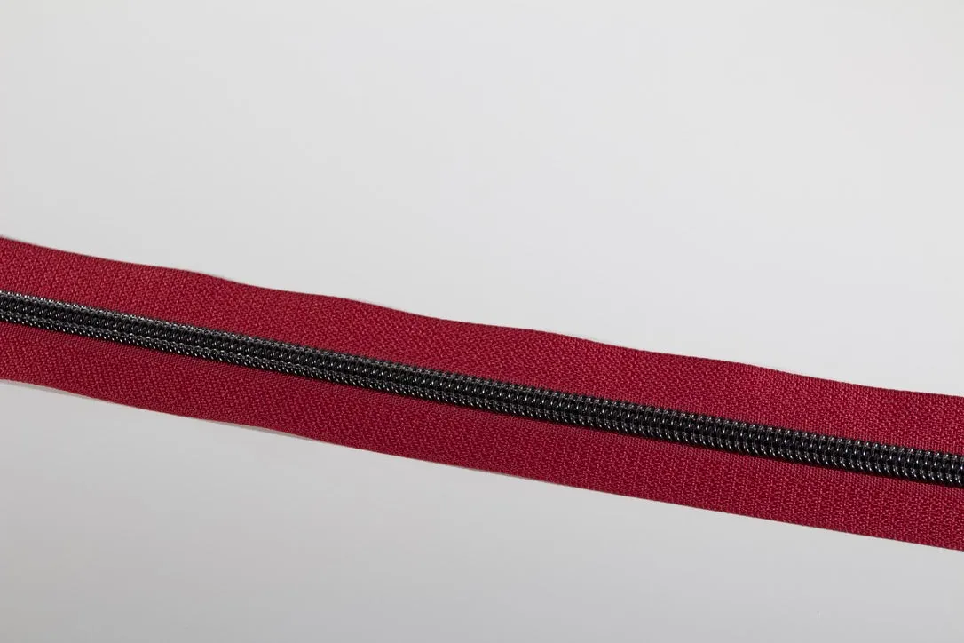 Gun Metal #5 Zipper tape | 2 yards | Various colors