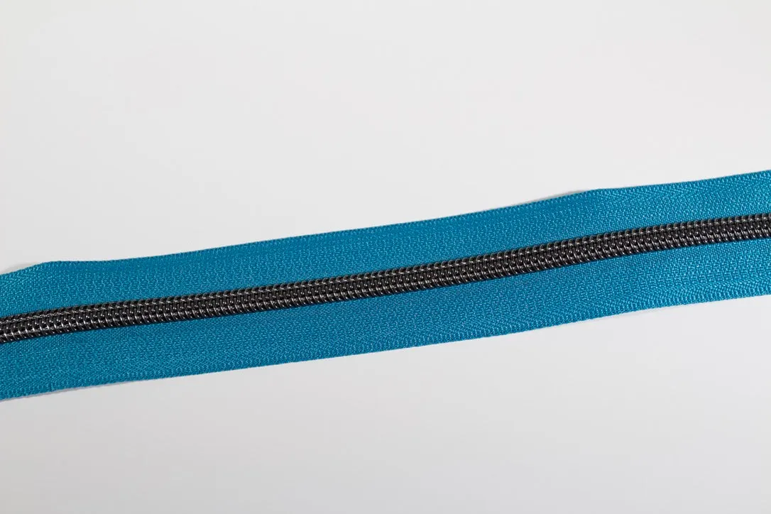 Gun Metal #5 Zipper tape | 2 yards | Various colors