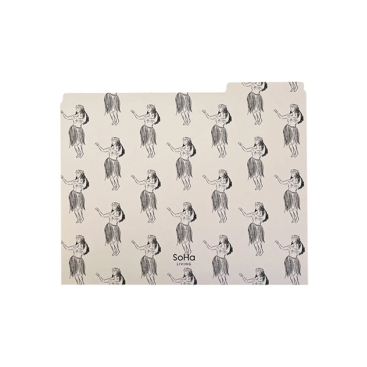 Hula Girls File Folders, Set of 3