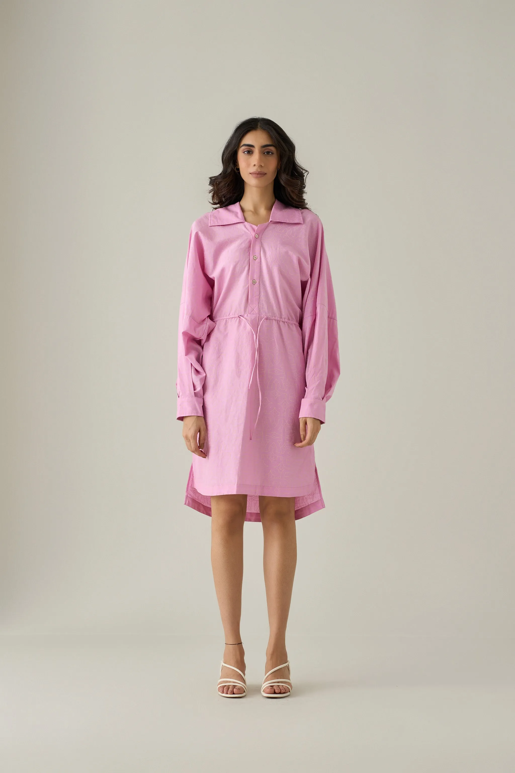 Kolam Shirt Dress